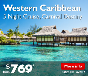 Western Caribbean 5 Night Cruise, Carnival Destiny