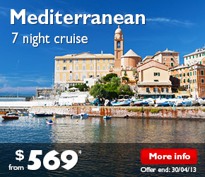 7 Night Mediterranean Cruise on the MSC Splendida