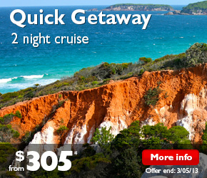 2 Night Quick Getaway on the Pacific Pearl