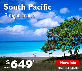 9 Night South Pacific Cruise on the Pacific Pearl