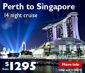 14 Nights Perth (Fremantle) to Singapore Cruise on the Voyager of the Seas