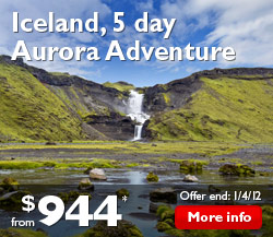 Iceland, Aurora Adventure 5 Days