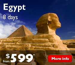 Egypt 8 days from $599*