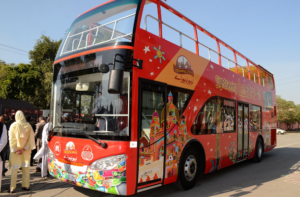 Pakistan sightseeing bus