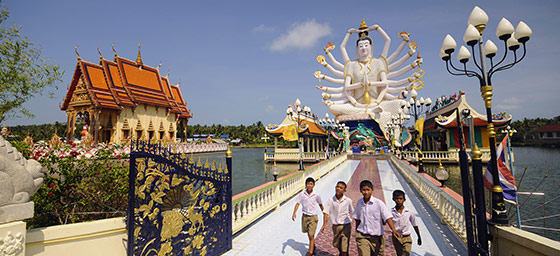 Koh Samui: Wat Plai Laem Temple
