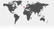 Map showing the United Kingdom