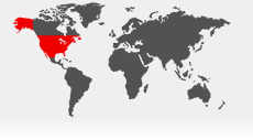 Map showing USA