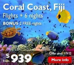 Fiji Flights + STAY 6 Nights, PAY 4 from $939*