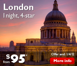 London 1 Night, 4-Star from $95*