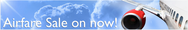 Airfare Sale on Now!