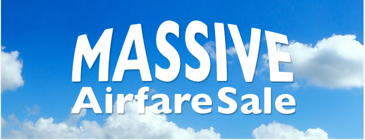 Flight Centre Massive Airfare Sale!