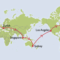A Taste of Travel Round the World 3 stop Airfare from Sydney