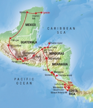 Yucatán to San José