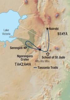 8 Day tour departing Nairobi - Highlights Nairobi, Arusha, Mto Wa Mbu