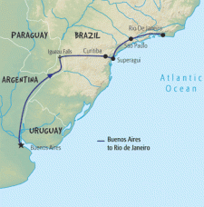Buenos Aires to Rio De Janeiro in Reverse