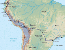 47 Day tour departing Quito - Highlights Quito, Banos, Riobamba, Cuenca, Trujillo, Lima, Cuzco, Puno, La Paz, Potosi, Sucre, Corumba, Pantanal, Bonito, Dourados, Curitiba, Paranagua, Rio De Janeiro, Puerto Iguazu