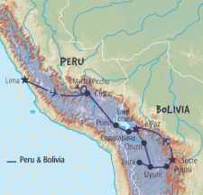 21 Day tour departing Lima - Highlights Lima, Cuzco, Puno, La Paz, Uyuni, Potosi, Sucre