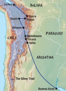 15 Day tour departing La Paz - Highlights La Paz, Sucre, Potosi, Uyuni, Humahuaca, Salta, Buenos Aires