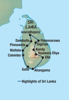 13 Day tour departing Negombo - Highlights Negombo, Pinnawela, Mihintale, Anuradhapura, Polonnaruwa, Kandy, Nuwara Eliya, Ella, Colombo