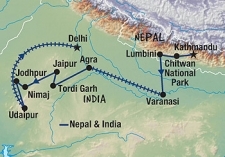 19 Day tour departing Kathmandu - Highlights Kathmandu, Varanasi, Agra, Jaipur, Bagh, Jodhpur, Udaipur, Delhi