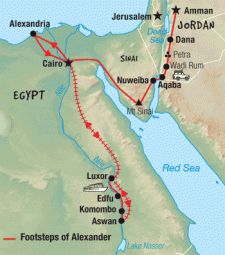 19 Day tour departing Cairo - Highlights Cairo, Luxor, Aswan, Petra, Jerash, Amman