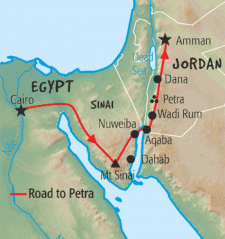 8 Day tour departing Cairo - Highlights Cairo, Petra, Jerash, Amman