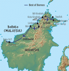 18 Day tour departing Kota Kinabalu - Highlights Kota Kinabalu, Sandakan, Kinabatangan, Limbang, Iban Longhouse, Kuching