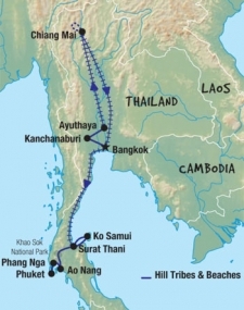 18 Day tour departing Bangkok - Highlights Bangkok, Kanchanaburi, Chiang Mai, Koh Samui, Krabi, Phuket