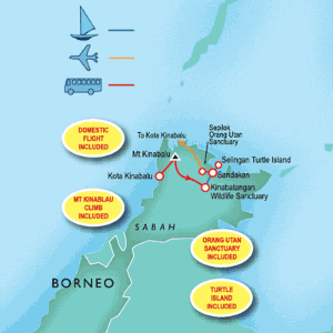 7 Day tour departing Kota Kinabalu - Highlights Kota Kinabalu, Sandakan, Sepilok
