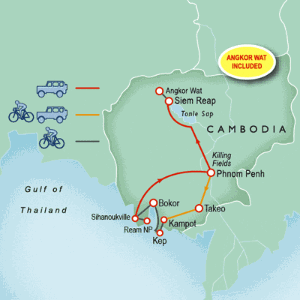 11 Day tour departing Phnom Penh - Highlights Phnom Penh, Tonle Bati, Kampot, Phnom Sia Caves, Kep, Sihanoukville, Siem Reap
