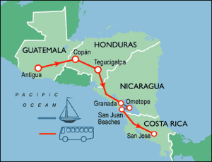 11 Day tour departing Antigua - Highlights Antigua, Copan, Tegucigalpa, Granada, San Juan del Sur, San Jose