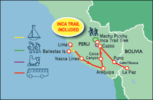 21 Day tour departing Lima - Highlights Lima, Arequipa, Chivay, Cuzco, Lares, Puno, La Paz
