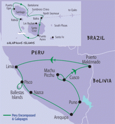 27 Day tour departing Lima - Highlights Lima, Paracas, Arequipa, Puno, Cuzco, Quito, Baltra