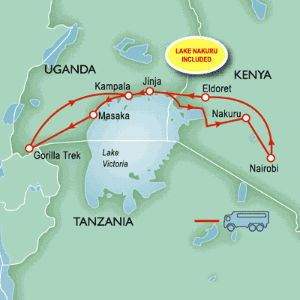 14 Day tour departing Nairobi - Highlights Nairobi, Jinja, Kampala