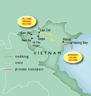 8 Day tour departing Hanoi - Highlights Hanoi, Sapa, Halong Bay