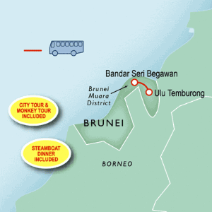 7 Day tour departing Bandar Seri Begawan - Highlights Bandar Seri Begawan