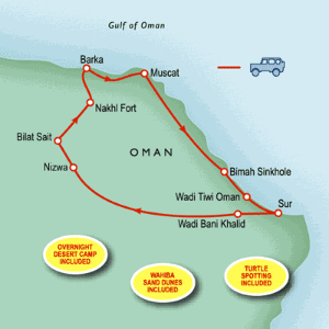 10 Day tour departing Muscat - Highlights Muscat, Wahiba Sands, Barka, Dubai