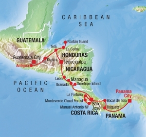 Antigua to Panama City