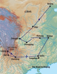 24 Day tour departing Kunming - Highlights Kunming, Dali, Lijiang, Yangshuo, Yichang, Chengdu, Leshan, Xian, Beijing