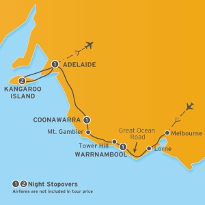 Ocean and Island Escape - Melbourne to Adelaide