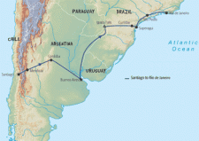 Santiago to Rio De Janeiro - Reverse