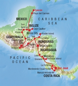 Cancún to San José