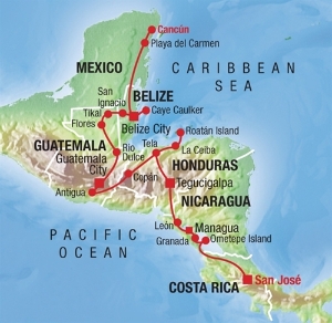 Scenic Cancún to San José
