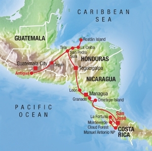 Antigua to San José
