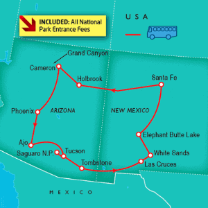 Arizona, New Mexico & the Grand Canyon