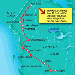 the Arctic Circle to the Rockies