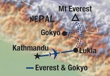 19 Day tour departing Kathmandu - Highlights Kathmandu, Phakding, Monjo, Gokyo, Dingboche, Lukla
