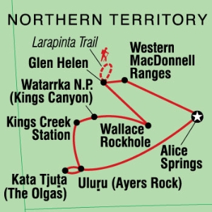 Uluru and Larapinta Experience Ex Yulara