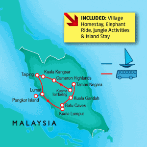 15 Day tour departing Kuala Lumpur - Highlights Kuala Lumpur, Cameron Highlands, Taiping, Perak, Pangkor islands