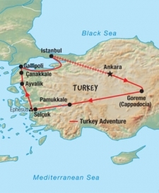 10 Day tour departing Istanbul - Highlights Istanbul, Kayseri, Pamukkale, Selcuk, Ayvalik, Canakkale, Gallipoli